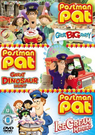 Postman Pat: Great Big Party / Great Dinosaur Hunt / The Ice Cream [3DVD]