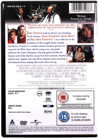Primary Colors (Barwy kampanii) [DVD]