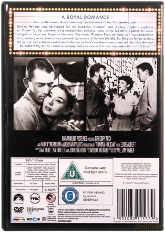 Roman Holiday (Rzymskie wakacje) [DVD]