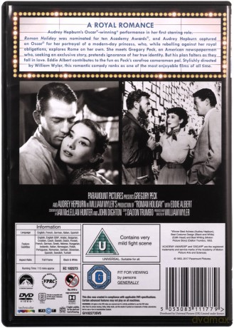 Roman Holiday (Rzymskie wakacje) [DVD]
