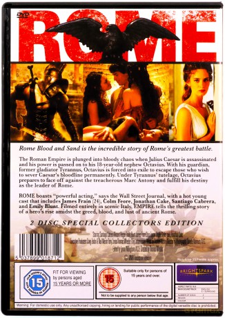 Rome, Blood and Sand (Cesarstwo) [2DVD]