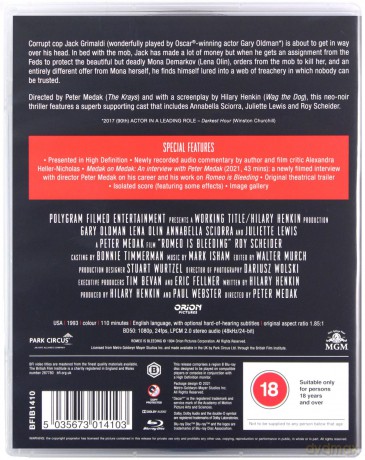 Romeo is Bleeding (Krwawy Romeo) [Blu-Ray]