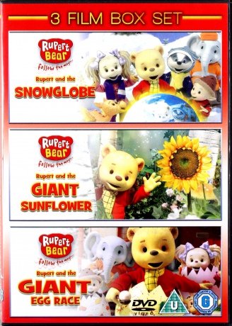 Rupert The Bear: Snowglobe / Giant Egg Race / Giant Sunflower [BOX] [3DVD]
