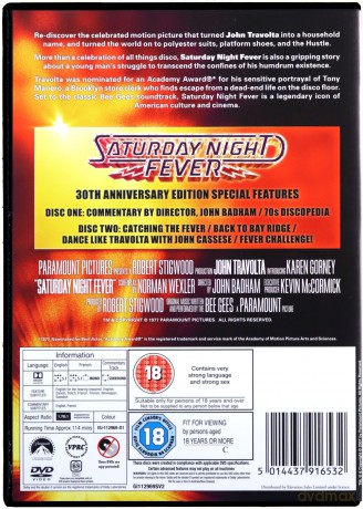 Saturday Night Fever (Gorączka sobotniej nocy) [2DVD]