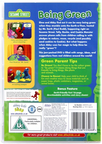 Sesame Street - Being Green [DVD]