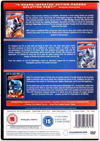 Sharknado 1-3 (Rekinado 1-3) [BOX] [3DVD]
