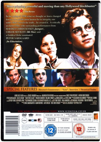 Shattered Glass (Pierwsza strona) [DVD]