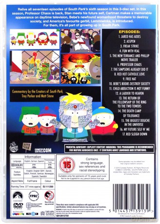 South Park: Season 6 (Miasteczko South Park) [3DVD]