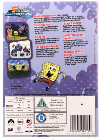 Spongebob Squarepants: Atlantis Squarepantis (SpongeBob Kanciastoporty) [DVD]
