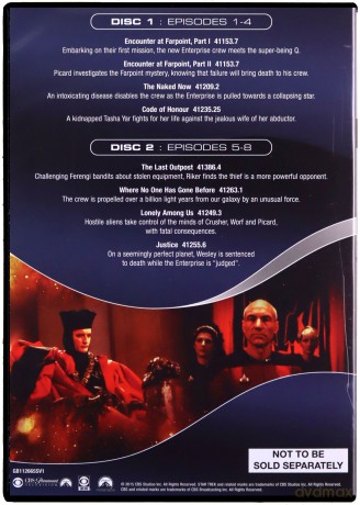 Star Trek The Next Generation: Season 1 (Star Trek: Następne pokolenie) [7DVD]