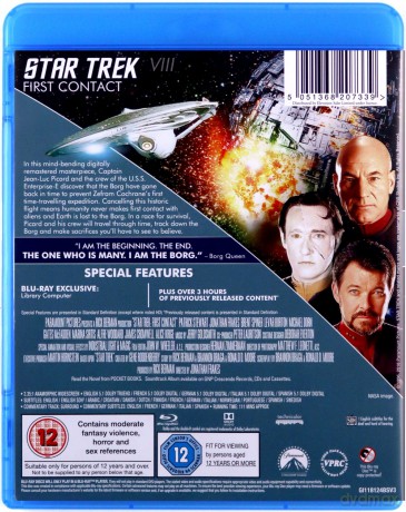 Star Trek VIII: First Contact (Star Trek: Pierwszy kontakt) [Blu-Ray]