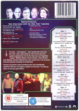 Star Trek: Captain's Log (Fan Collective) [5DVD]