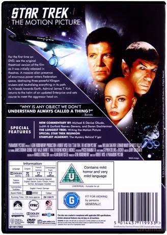 Star Trek: The Motion Picture [DVD]