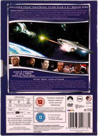 Star Trek: The Next Generation Motion Picture Collection [5DVD]