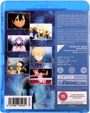 Sword Art Online Alicization Part 2 [2xBlu-Ray]