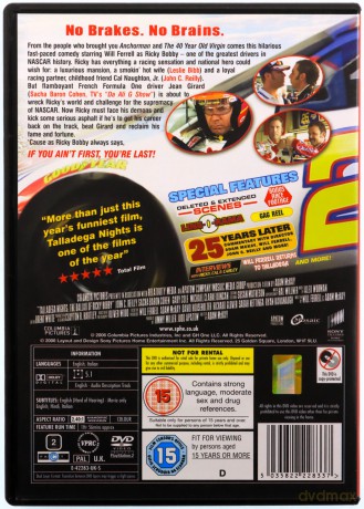 Talladega Nights (Ricky Bobby - Demon prędkości) [DVD]