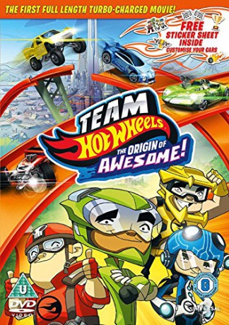 Team Hot Wheels: The Origin of Awesome (Includes Sticker Sheet) [DVD]