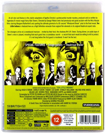 Ten Little Indians (Dziesięciu Małych Indian) [Blu-Ray]