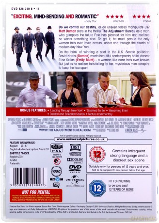 The Adjustment Bureau (Władcy umysłów) [DVD]