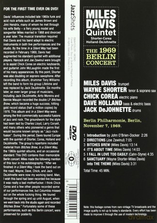 Miles Davis: The 1969 Berlin Concert [DVD]