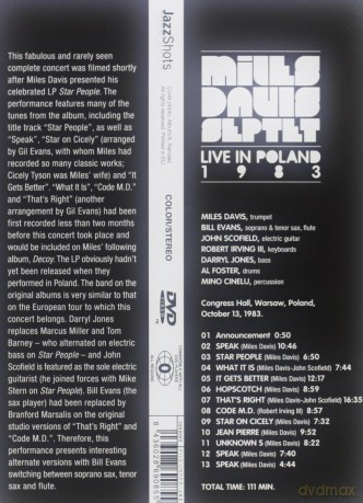 Miles Davis Septet: Live In Poland 1983 [DVD]