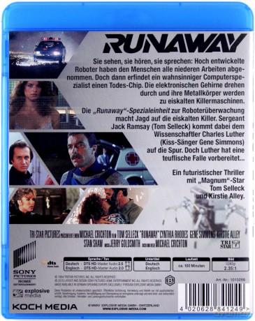 Runaway (Ucieczka) [Blu-Ray]