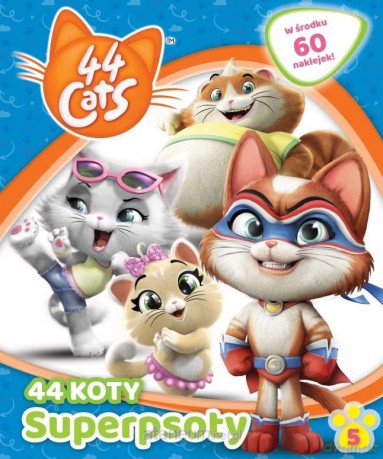 44 Koty 5 Superpsoty [KSIĄŻKA]