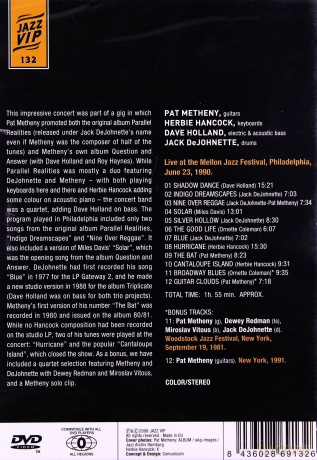 Pat Metheny, Herbie Hancock, Dave Holland, Jack DeJohnette: Live In Philadelphia [DVD]