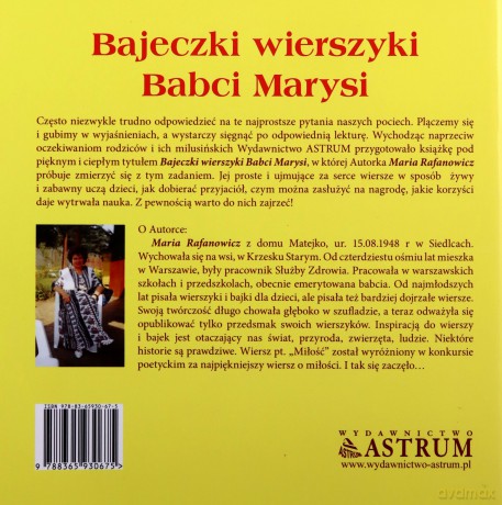 Bajkeczki wierszyki babci Marysi - Maria Rafanowicz [KSIĄŻKA]