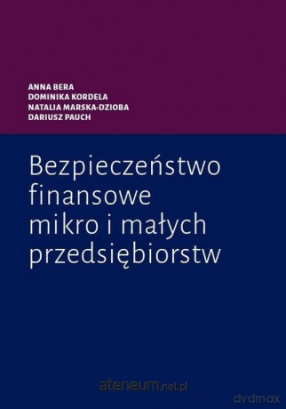 Bezpieczeństwo finansowe mikro i małych [KSIĄŻKA]