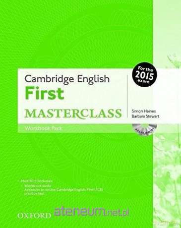 Cambridge English First Masterclass ćwiczenie - Simon Haines, Barbara Stewart [KSIĄŻKA]