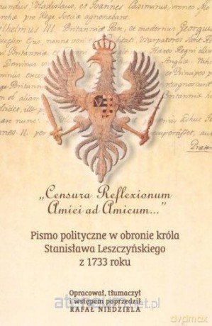 Censura Reflexionum Amici ad Amicum - Rafał Niedziela [KSIĄŻKA]