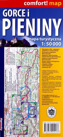 Comfort! map Gorce i Pieniny 1:50 000 mapa turystyczna