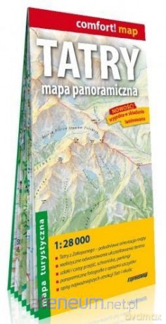 Comfort! map Tatry 1:28 000 mapa turystyczna