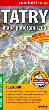 Comfort! map Tatry 1:28 000 mapa turystyczna