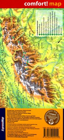 Comfort! map Tatry 1:28 000 mapa turystyczna