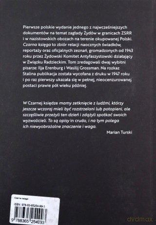 Czarna księga - Erenburg Ilja, Grossman Wasilij [KSIĄŻKA]