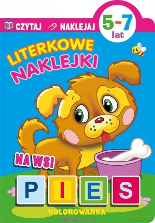 Czytaj Naklejaj. Literkowe naklejki. Na wsi [KSIĄŻKA]