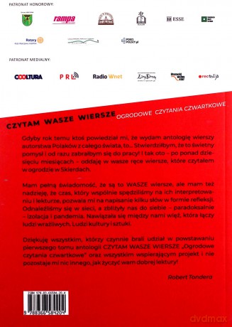 Czytam wasze wiersze. Antologia wierszy Polaków z całego świata - Robert Tondera [KSIĄŻKA]