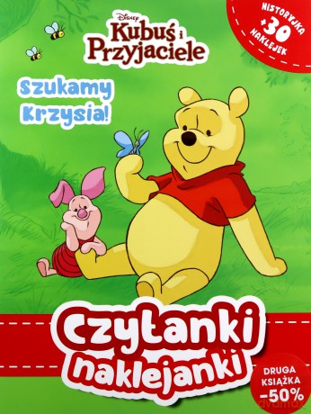 Czytanki naklejanki. Szukamy Krzysia! [KSIĄŻKA]