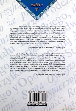 Edytorstwo źródeł: Różne drogi - wspólny cel [KSIĄŻKA]