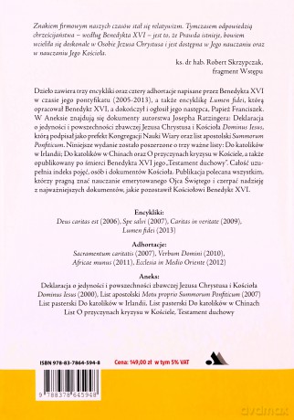 Encykliki i adhortacje Benedykta XVI - Benedykt XVI [KSIĄŻKA]