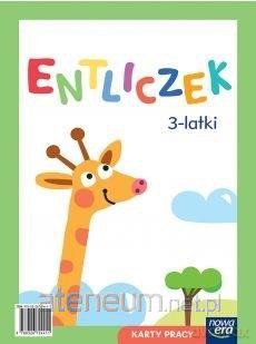 Entliczek 3-latki Karty pracy w bloczku - Magdalena Ledwoń, Natalia Łasocha [KSIĄŻKA]