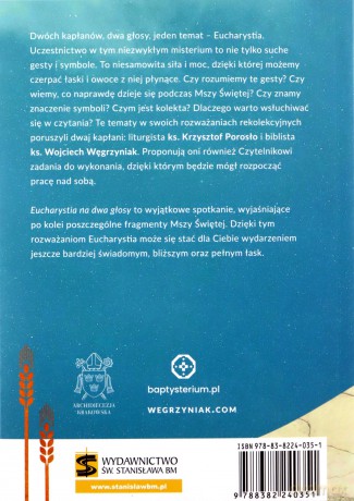 Eucharystia na dwa głosy - ks. Krzysztof Porosło [KSIĄŻKA]