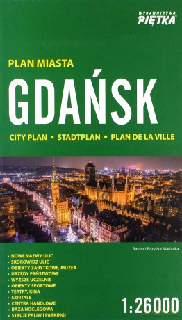 Gdańsk 1:26 000 plan miasta