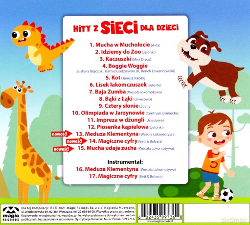 Magic Kids - Hity z Sieci Dla Dzieci [CD]