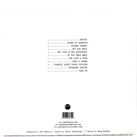 Shinedown: The Sound Of Madness (White) [Winyl]