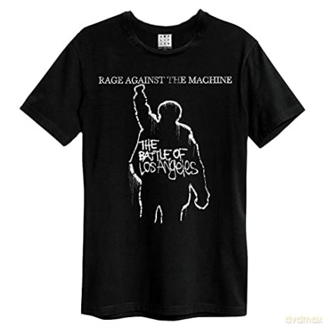 Rage Against The Machine: Battle Of La Vintage Charcoal S T-shirt