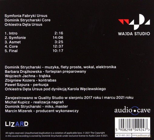 Dominik Core Strycharski: Symfonia Fabryki Ursus [CD]