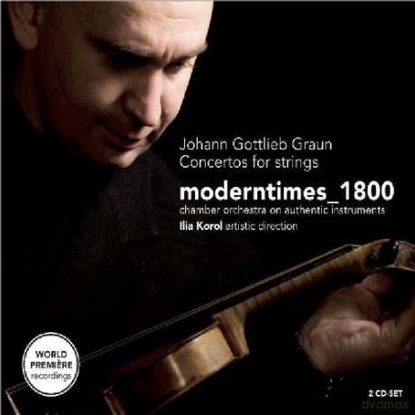 Moderntimes_1800, Ilja Korol: Johann Gottlieb Graun: Concertos For Strings [2CD]
